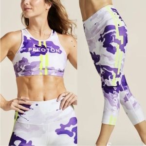 Peloton x WITH Purple Camo Set